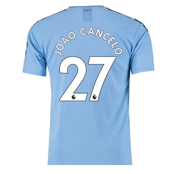 Camiseta Manchester City NO.27 Cancelo 1ª 2019/20 Azul